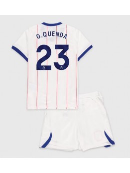 Chelsea Geovany Quenda #23 Ausweichtrikot für Kinder 2026-27 Kurzarm (+ Kurze Hosen)